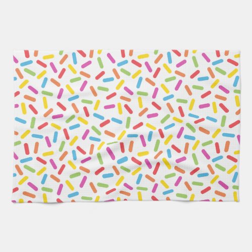 Rainbow Sprinkles Kitchen Towel