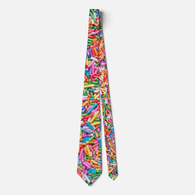 Rainbow Sprinkles Neck Tie (Front)