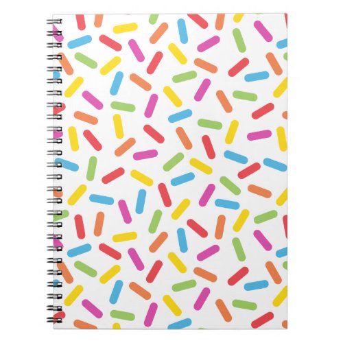 Rainbow Sprinkles Notebook