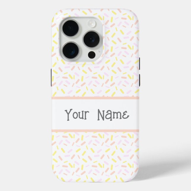 Rainbow Sprinkles Pangender Pride Flag Case-Mate iPhone Case (Back)