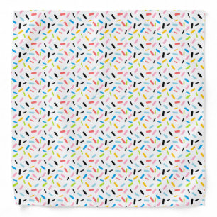 Rainbow Sprinkles Queer Pride Flag Bandana
