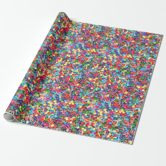 Rainbow Sprinkles Rainbow Jimmies Wrapping Paper