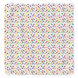 Rainbow Sprinkles Rainbow LGBTQ Pride Flag Bandana