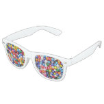 Rainbow Sprinkles Retro Sunglasses at Zazzle