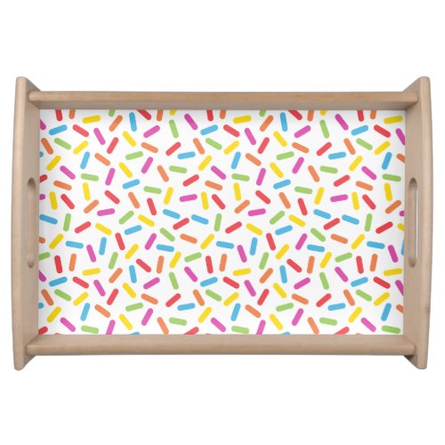 Rainbow Sprinkles Serving Tray