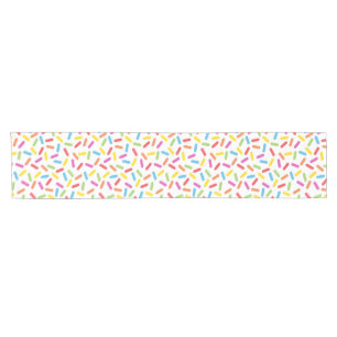 Rainbow Sprinkles Short Table Runner