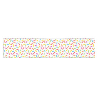 Rainbow Sprinkles Short Table Runner