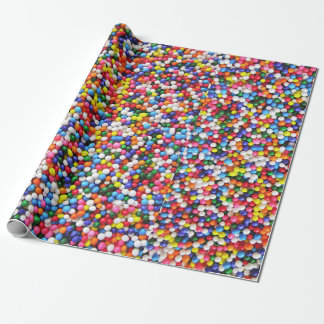 Rainbow sprinkles wrapping paper