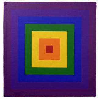 Rainbow Square Cloth Napkin