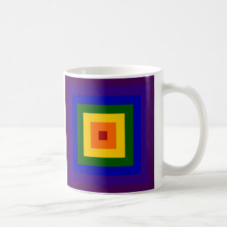 Rainbow Square Coffee Mug