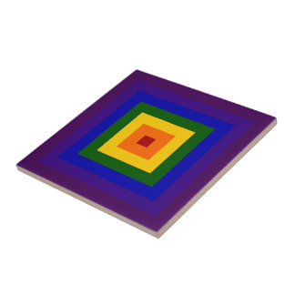 Rainbow Square Tile