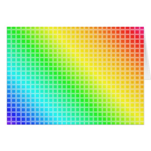 Rainbow Squares (Front Horizontal)