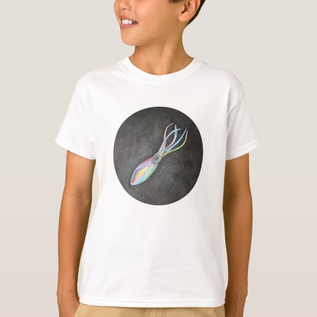 Rainbow Squid T-Shirt (Child) (Front)