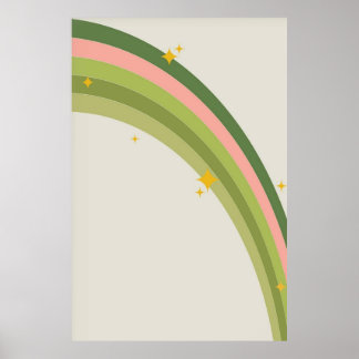 Rainbow St Patrick's Day Poster