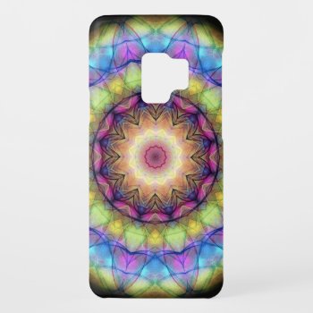 Rainbow Stained Glass Case-mate Samsung Galaxy S9 Case by WavingFlames at Zazzle