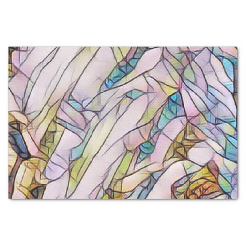 Rainbow Stained Glass  Tissue Paper