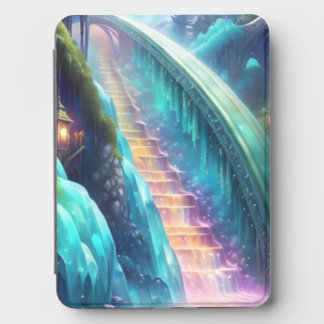Rainbow Stairs Waterfall Kindle Cover