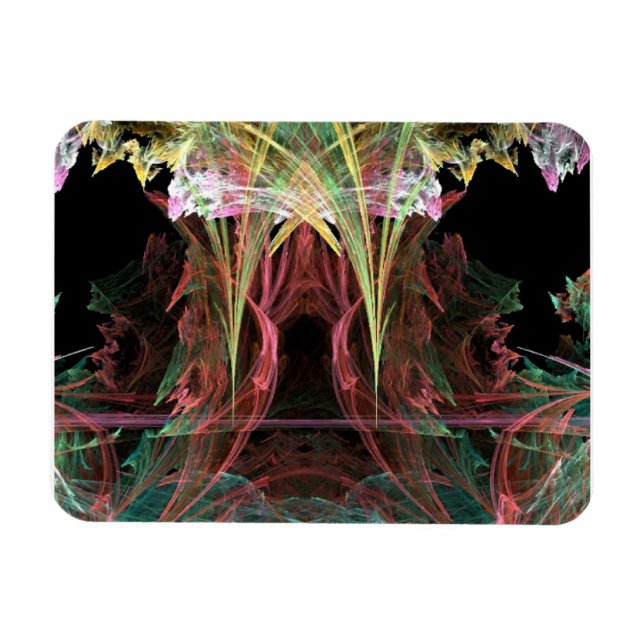 Rainbow Stalactites Abstract Magnet (Horizontal)