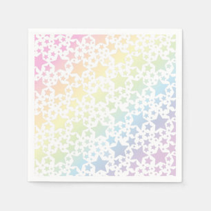 Rainbow Star Baby Shower Napkins