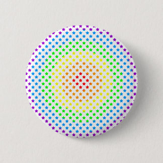 Rainbow Star Burst Button