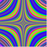 Rainbow Star Fractal 2 Cutout<br><div class="desc">What do YOU see in this design? This lovely fractal design was digitally created and would be a fine addition to your home,  office,  or anywhere. Feel free to add your own words/pictures/background color via Zazzle's great customization tools.</div>