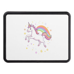 Rainbow Star Unicorn (1) Hitch Cover