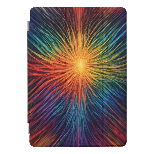 Rainbow Starburst  iPad Pro Cover (Front)