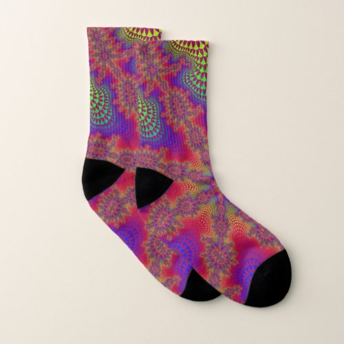 Rainbow Starburst Socks