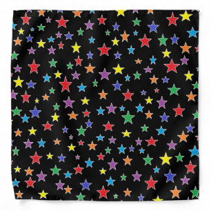 Rainbow Starry Starry Night Bandana