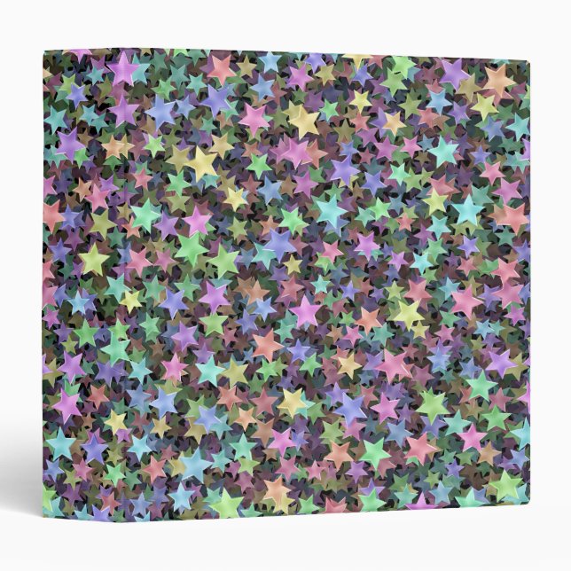 Rainbow Stars Binder (Front/Spine)