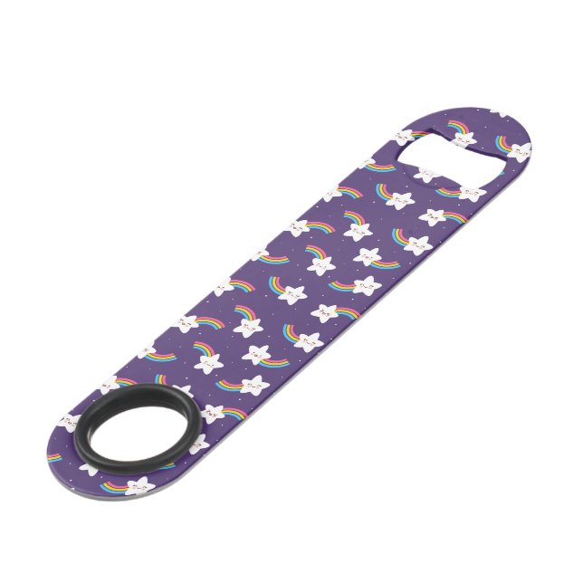 Rainbow Stars Bottle Opener (Front Angled)