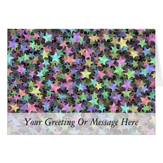 Rainbow Stars Cards (Front Horizontal)