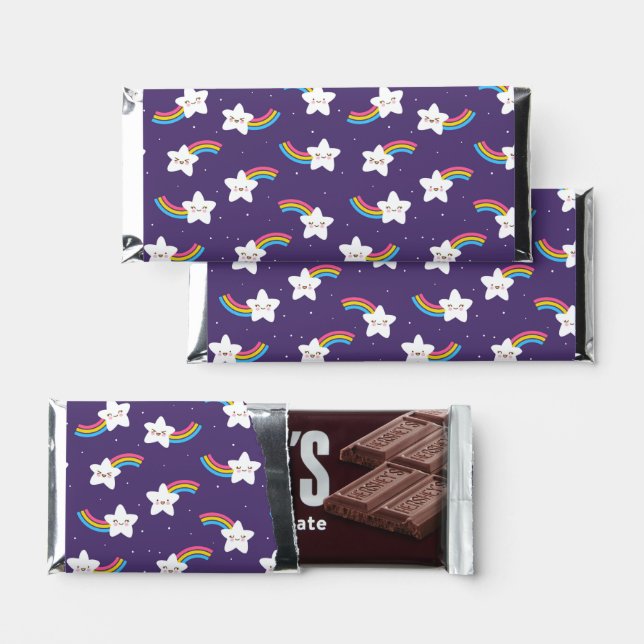 Rainbow Stars Chocolate Bars (Front)