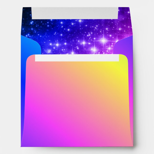 Rainbow Stars Envelope (Back (Bottom))