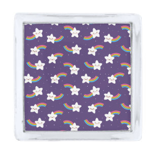 Rainbow Stars Lapel Pin