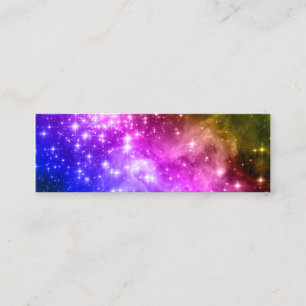 Rainbow Stars Mini Business Card