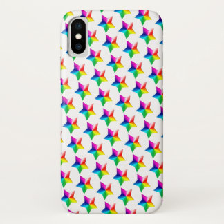rainbow stars on white Case-Mate iPhone case