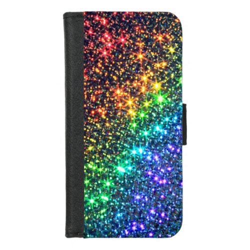 Rainbow Stars Party        iPhone 87 Wallet Case