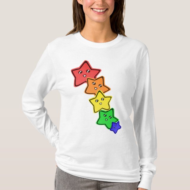 Rainbow Stars T-Shirt (Front)