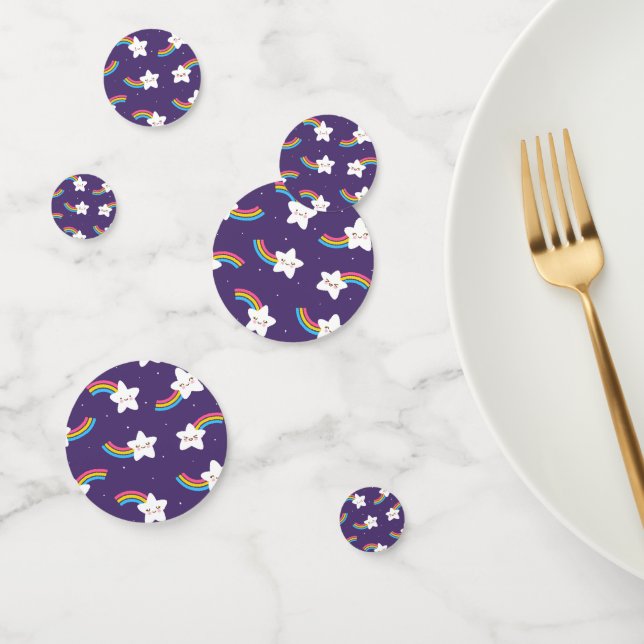 Rainbow Stars Table Confetti (Group)