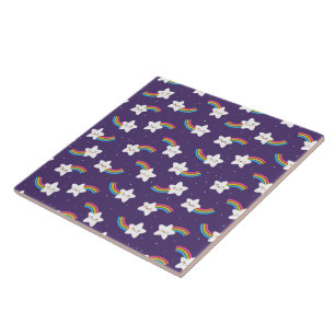 Rainbow Stars Tile