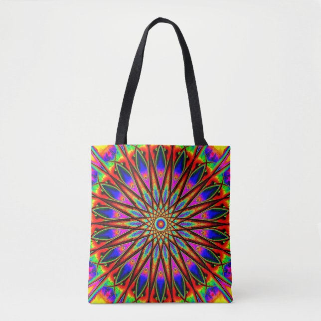 Rainbow Stars Tote Bag (Front)
