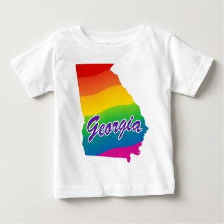 Rainbow State Of Georgia Baby T-Shirt