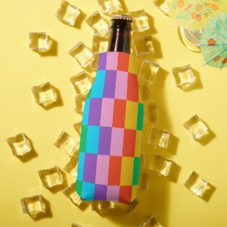 Rainbow Steps Blocks Pattern Beverage Cooler