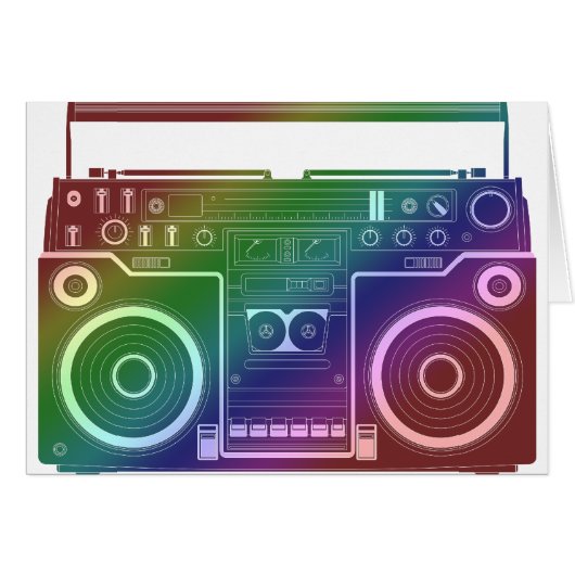 Rainbow Stereo Cards (Front Horizontal)