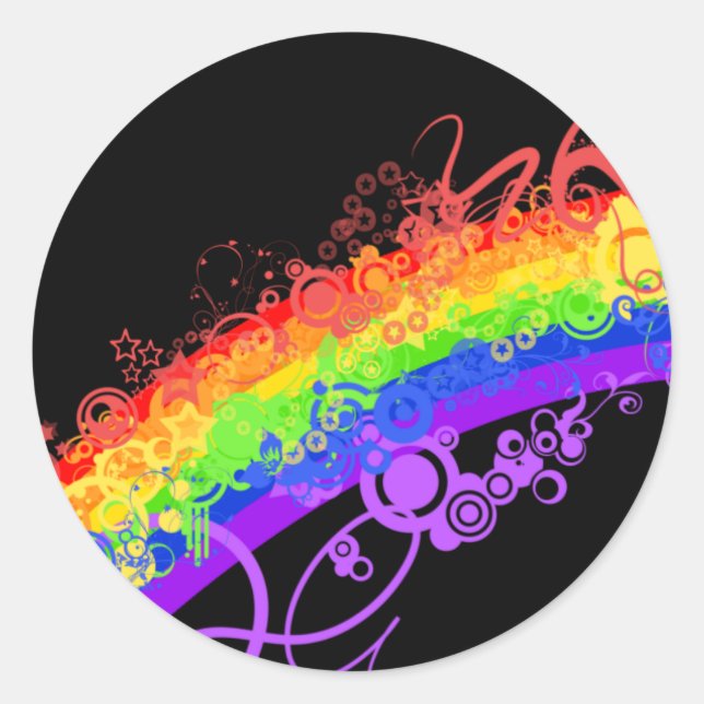 Rainbow sticker (Front)
