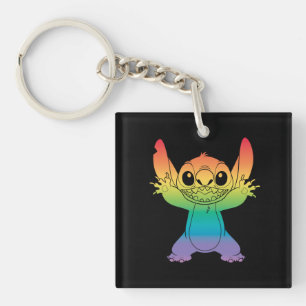 Rainbow Stitch Keychain