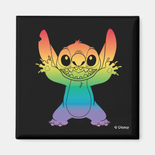 Rainbow Stitch Magnet