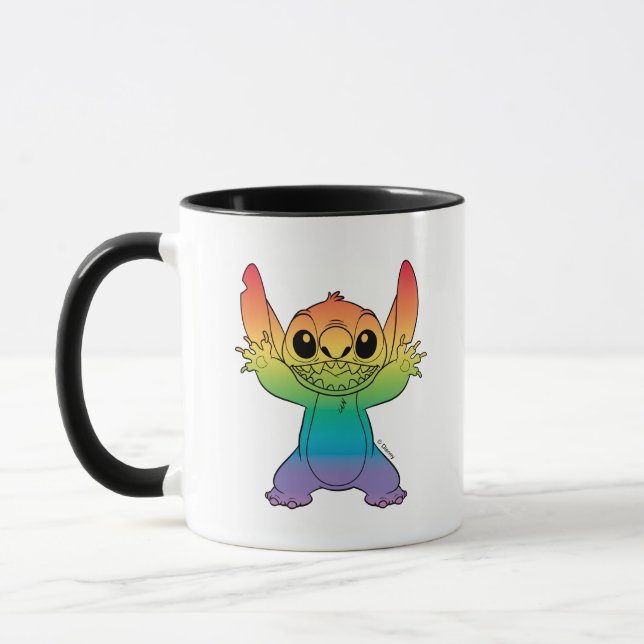 Rainbow Stitch Mug (Left)