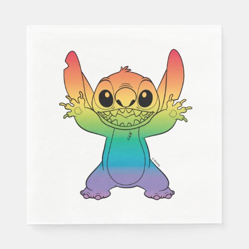 Rainbow Stitch Napkins